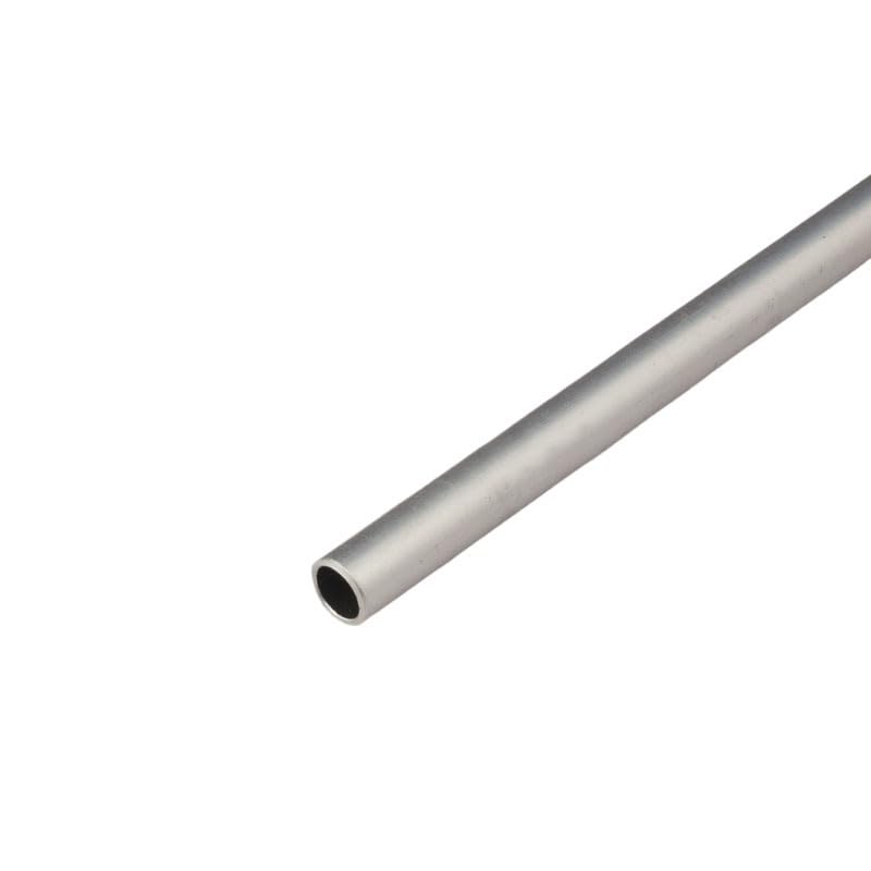 DingMotuo Model Boat 6.35mm 1/4 Inch Flexible Shaft Aluminum Tube Shaft Sleeve Gasoline Boat System Aluminum Tube Model Accessory, 1 Piece(10 * 1mm)