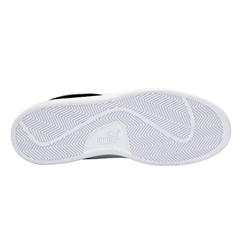 Tênis Smash V2 Bdp, Puma, Adulto Unissex, Preto/Branco/Prata, 41