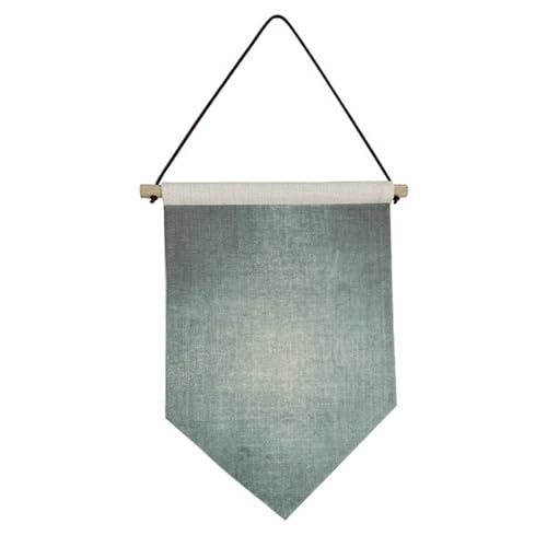 Drapeau en toile effet métal rustique pour salon industriel et bureau moderne