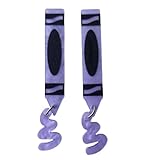 Pendientes acrílicos artísticos para lápices de pintura, divertidos y creativos para entusiastas del arte, joyería divertida, Acrílico, Sin piedra preciosa
