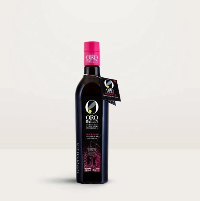 Aceite de Oliva Virgen Extra Frantoio Pack 6 x 500 ml – AOVE de Jaén – Extracción en Frío – Sabor Intenso y Equilibrado - Oro Bailén - Miaove