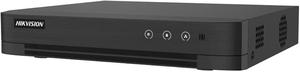 DVR 8 Canais 1080p Lite H.265 Pro+ com Áudio Bidirecional e Suporte a 10 Câmeras IP Hikvision DS-7208HGHI-M1/T
