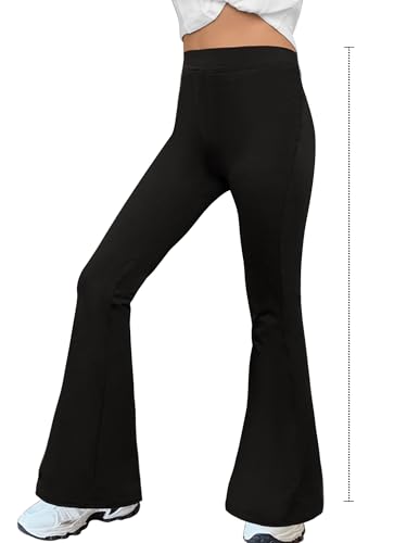 Image of WSPLYSPJY Women's Print Stretch Bell Bottom Flare Palazzo Pants Trousers