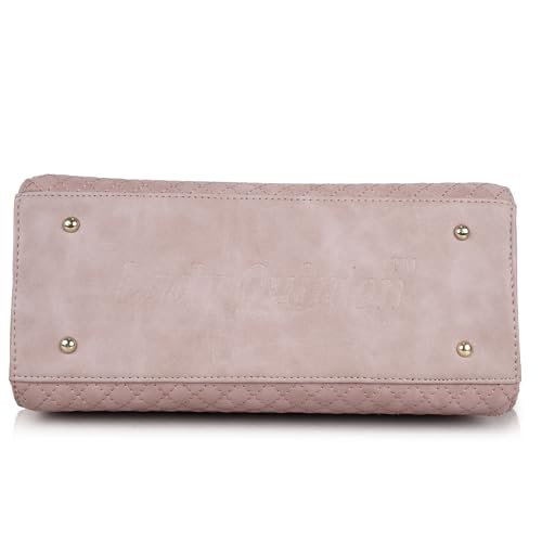 Image of Lady Quinton Quilted Handbag with Detachable Shoulder Strap
