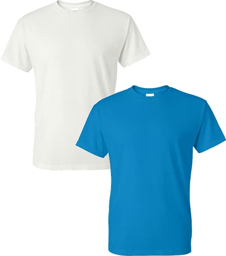 T-shirt 50/50 G800 Blanc Saphir en taille S | Léger 158g
