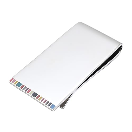 [ポールスミス] マネークリップ FINE SIGNTR メンズ シルバー×マルチカラー MONE MFINER 92 英国 札ばさみ [並行輸入品]