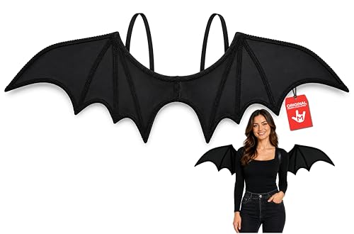 Nicky Bigs Novelties Bat Wings, Black Dragon Wings, Demon Wing, Bats Costume Accessories, Bat Costume For Adults, Animal Costume For Adults