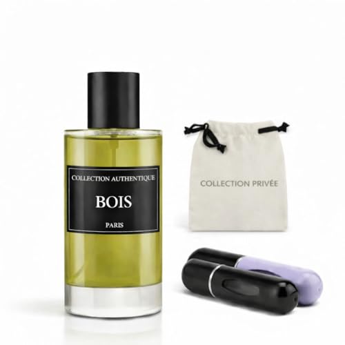 Parfum Homme BOIS Oriental Boisé - Eau de Parfum 50ml Longue Tenue - Sillage Puissant & Séduction - Collection Privée - Fabriqué en France avec 2...