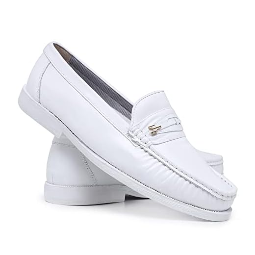 Mocassim Masculino Dockside Vintage Couro Legítimo Blaqueado 1018 (Branco, BR, Adulto, Numérico, 40)