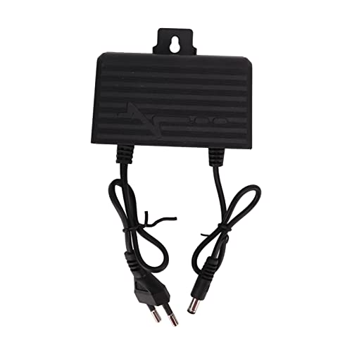 Enchufe de alimentación 12V 2A adaptador de alimentación, 12V 2A fuente de alimentación al aire libre impermeable protección contra rayos AC100-240V para monitor (enchufe UE AC 110-240V (DC12V, 24V))