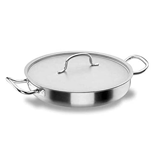 Paellera Chef-Inox Lacor 50 Cm En Oferta Lacor - 50650 - Paellera Con Tapa Chef-Classic Inox. 50Cm