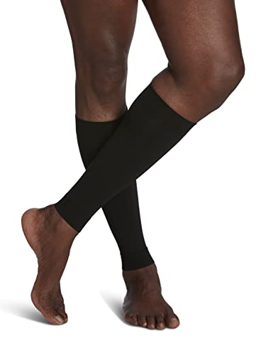 SIGVARIS Unisex Performance Compression Running Sleeve 412V 20-30mmHg - Medium - Black