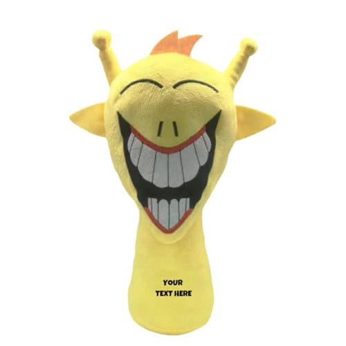 Image of Customized Text Yellow Big Smile Sprunki Plush Toys