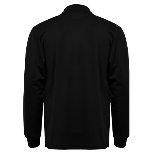 LeeHanTon Men's Long Sleeve Polo Gym Pack Tactical Golf Polo Daily Casual Stylish Collared Shirts UPF 50+3