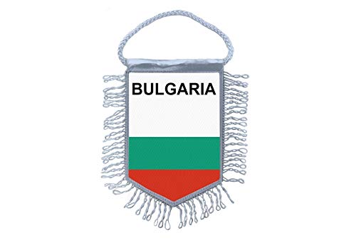 Akachafactory Bandiera Auto Gagliardetto Nazioni Bulgaria
