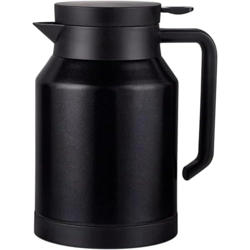 XOZIFY サーモス ポット サーモス ステンレス 保温ポット 卓上 大容量 長時間保温 真空断熱 シール漏れ防止 ワンクリック出水 保温 保冷 おしゃれ 旅行 アウトドア 家庭用 業務用 タンブラー 1.5リットル 蓋付き 魔法瓶 水筒 カップ マグカ