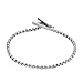 Diesel Men's Silver Stainless Steel Chain Bracelet (Model: DX1476040)