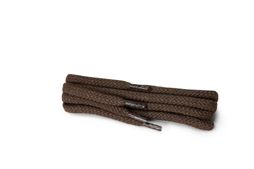Kaps Cotton Shoe Laces, Round, 76 Brown, 90cm