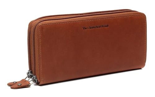 Hadley The Chesterfield Brand grand portefeuille femme cuir cognac au quotidien
