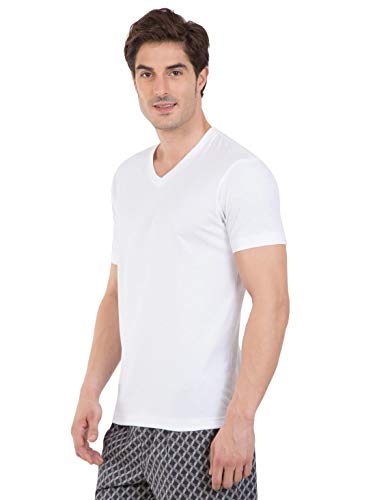 Image of Jockey Men's Solid Regular Fit T-Shirt (2726-0105-BLACK XX-Large)