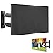 kwmobile 75" TV Outdoor TV Abdeckung - Fernseher Hülle Bildschirmschutz - Schutzhülle wetterfest - Schwarz