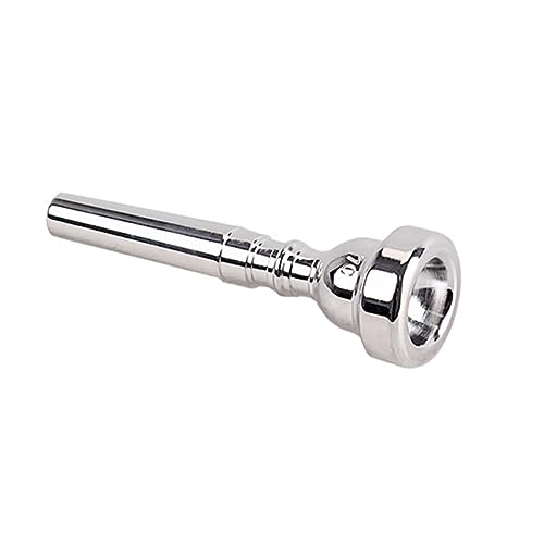 BESPORTBLE Music Mouthpiece Silver Trumpet Mouthpiece 7c Plated Trumpet Shape Superior Tone for Professionals