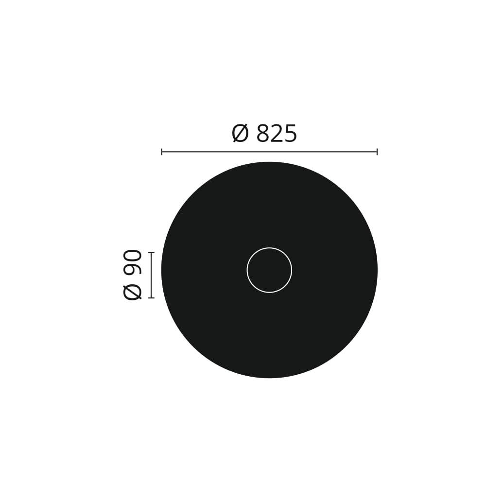 R12 ARSTYL - Rosone - 50 x 825 x 825 mm - NOËL & MARQUET - un marchio di NMC - Poliuretano