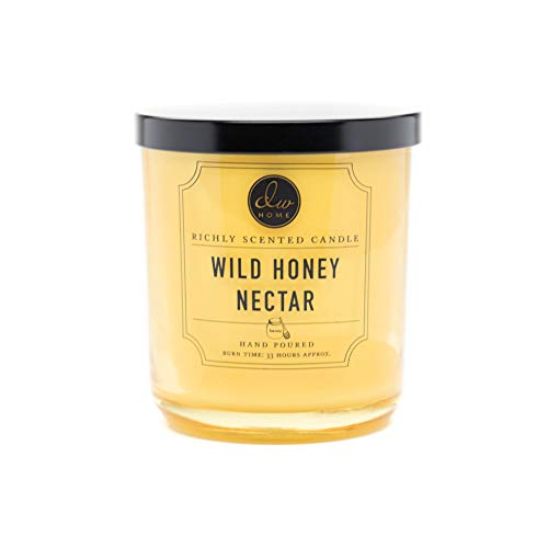 DW Home Wild Honey Nectar Scented Candle for Home 9 oz 8.8 oz Candle Jar Up to 33H Burn Time Luxury Scented Candle for Relaxation Gifting Home Decor