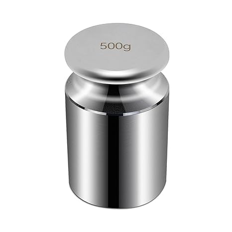 500g Calibration Weights, High Precision Gram Weights, Stainless Steel Calibration Weight for Digital Scale, Chrome Finish-picture-16
