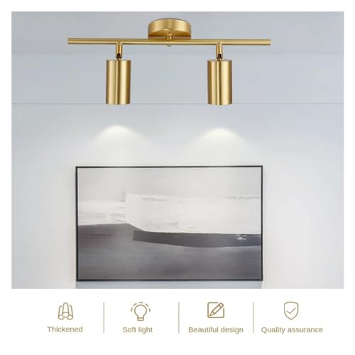 Foco dorado moderno LED E27 en aluminio para iluminación interior de salón 6