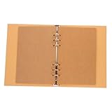 Angoily 1Set Paper Album Cover Refillable Binder Shell with Pages Notebook Cover Protector for Organizing Files and Documents