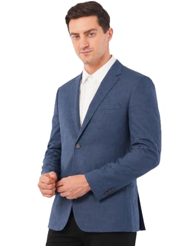 Image of SaintX Men's Premium Formal Blazer || Stretchable Triple Blend Fabric || Slim Fit || Fully Lined || Versatile Stylish Coat for Men || Professional Jacket || All Purpose