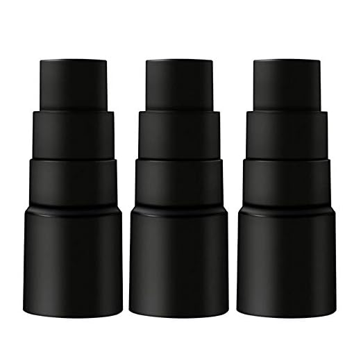 THETAG 3 Stück Unviersal Staubsauger Adapter Schlauch Reduzierstück Vakuum Bürste Rohr für Werkzeuge von Kärcher Bosch Parkside Makita Metabo Black & Decker
