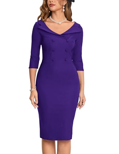 Image of MUXXN Women's Classic Vintage Sweetheart Neckline Cocktail Prom Tea Dress