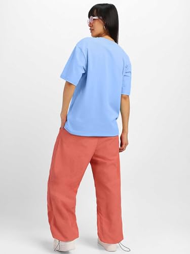 Image of JUNEBERRY 100% Pure Cotton Oversized Baggy Fit Official Disney Merchandise Cool & Goofy Graphic Printed T-Shirt for Women (Characters: Moana, Pooh & Lion King)
