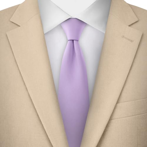 Image of Jacob Alexander Men's Slim Width 2.75 inch Solid Color Tie
