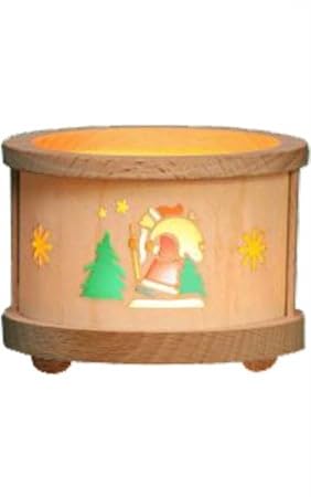 Richard Glaesser Tea Light Luminary - Santa