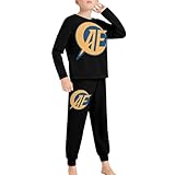 [GDGENMG] キッズ パジャマ 長袖 機動戦士Zガンダム アナハイム・エレクトロニクス 上下セット 子供服 男の子 女の子 ルームウェア ねまき 寝巻き 部屋着 可愛い 通気 柔軟 ナイトウェア 110CM