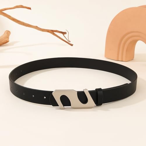 Casual Waist Belt Punk Chain For Stylish Cowgirl Buckle Retro Oval Buckle Waist Chain 2000s Trend Belt3