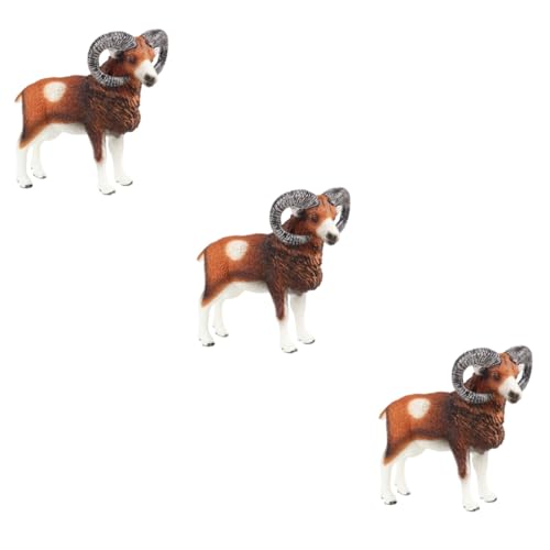 Figurine mouflon miniature plastique : cadeau jeu éducatif garçon et fille