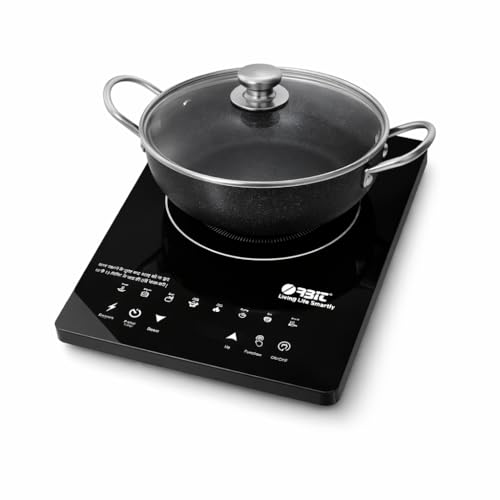 DRUMSTONE 2000W Induction Cooktop | Fast Heating Electric Stove |...