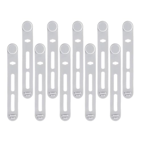 GEDOX Cord Organizer Ties, 10pcs Silicone Cable Straps, Multipurpose Elastic Cord Organizer, Silicone Cable Ties, Adjustable Cable Straps Charging Cable Holder Strap Cord Ties For Cable, Gray