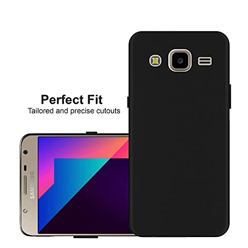 Image of Mobile Back Cover Case for Samsung Galaxy J7 Nxt (Silicone Case|CameraProtection|Black SC1510)