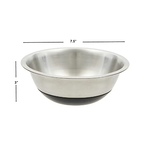 Home Basics Tazón Mezclador de Acero Inoxidable 2.5 QT miniatura 6