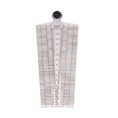Conical Feeler Gauge Ruler Probe Taper Gauge Measure Tools Steel Ruler Thickness Gauge