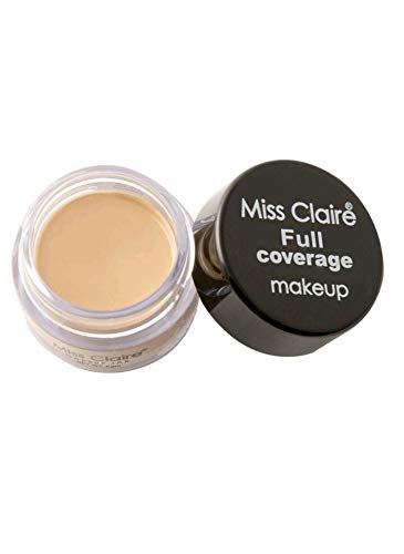 Miss Claire Full Coverage Cream Makeup Glow Concealer Natural (Shade 04, Beige)