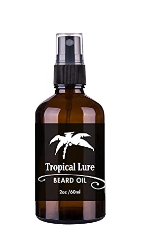 Groovy's Tropical Lure Beard Oil. Revitalizing, moisturizes and softens your hair. 2 oz./60ml, Argan, Jojoba with Bay rum, coconut, mango & lime oils.