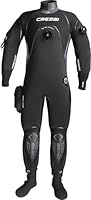 Cressi Men’s Desert Man Dry Suit 4mm HD Trockenanzug, Schwarz/Grau, M/3