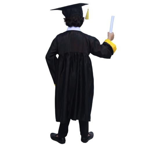 Image of Kaku Fancy Dresses Graduation Gown With Hat & Stole /Scarf | Degree Costume For Convocation Dress For Boys & Girls