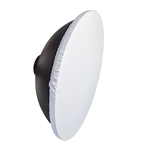 Bestshoot 2Packs 22 inch / 55cm Beauty Dish Diffuser Sock, Transparent Soft White Diffuser Screen Cover for Flash Speedlight, Strobe Light, Monolight Reflector, Fits Portrait, Fashion Photography by Bestshoot - Used condition - CA$25.67